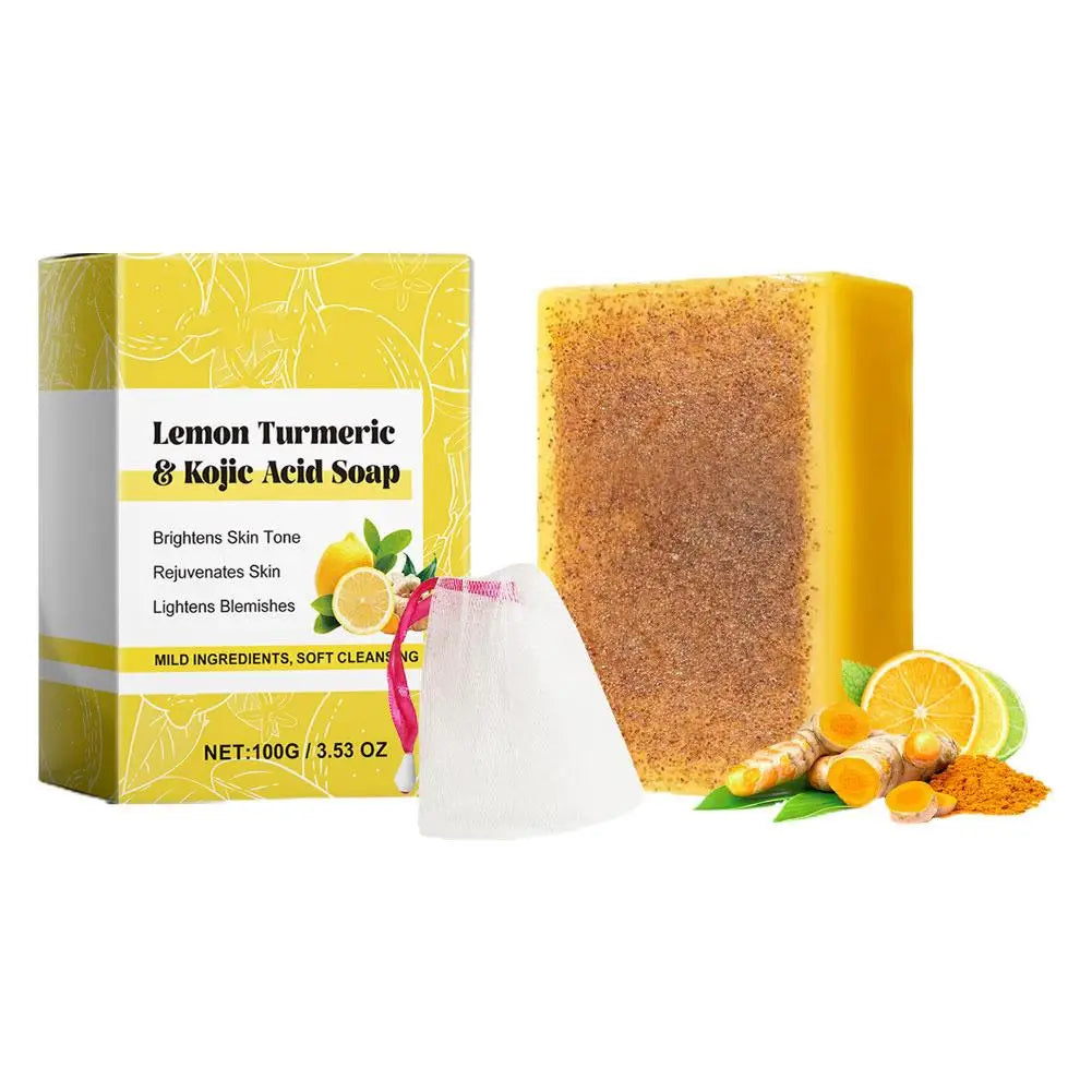 100g Lemon Turmeric Kojic Acid Handmade Soap