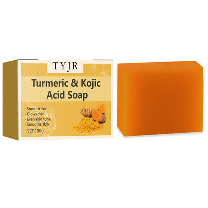 Turmeric & kojic Acid Soap – Anti-Acne, Whitening & Deep Cleansing (100g)