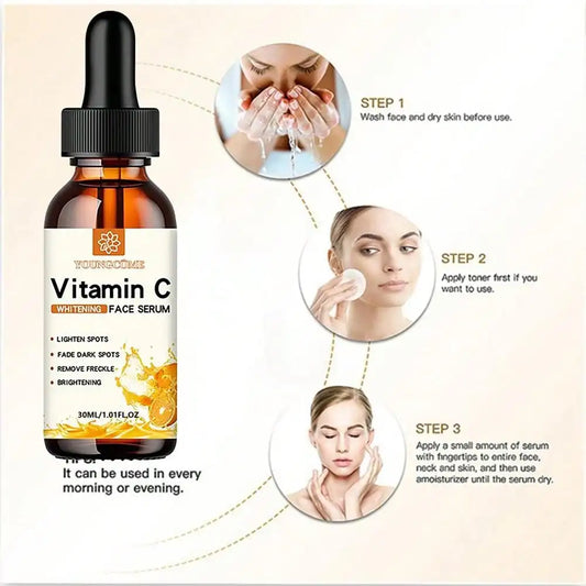Vitamin C Facial Essence – Dark Spot Remover & Anti-Aging Serum