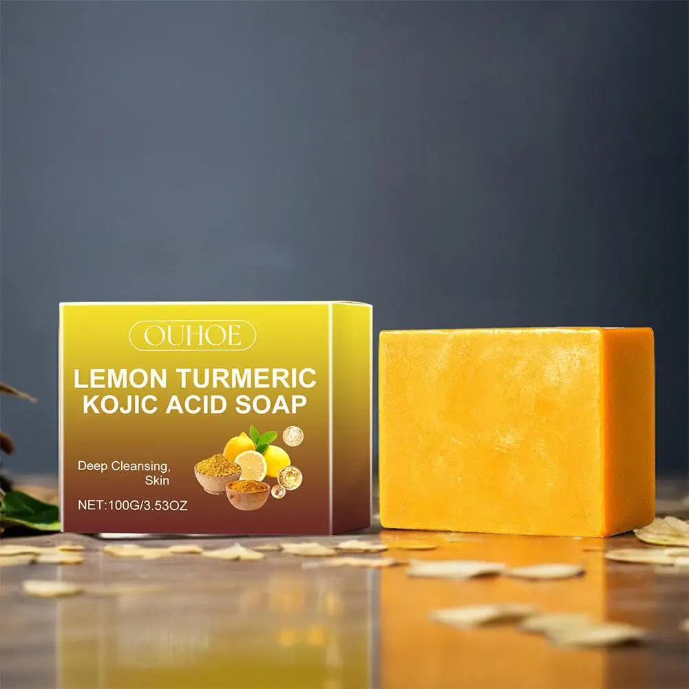 100g Lemon Turmeric Kojic Acid Handmade Soap
