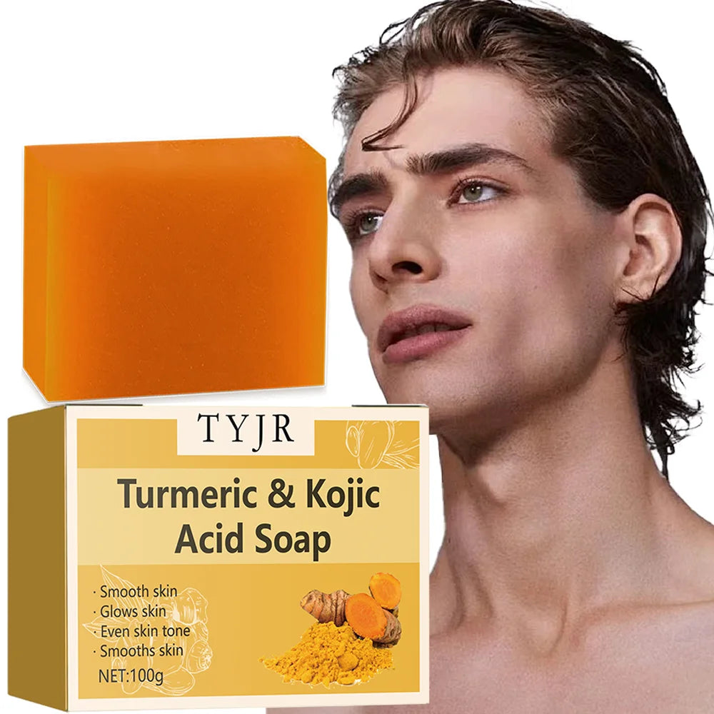 Turmeric & kojic Acid Soap – Anti-Acne, Whitening & Deep Cleansing (100g)
