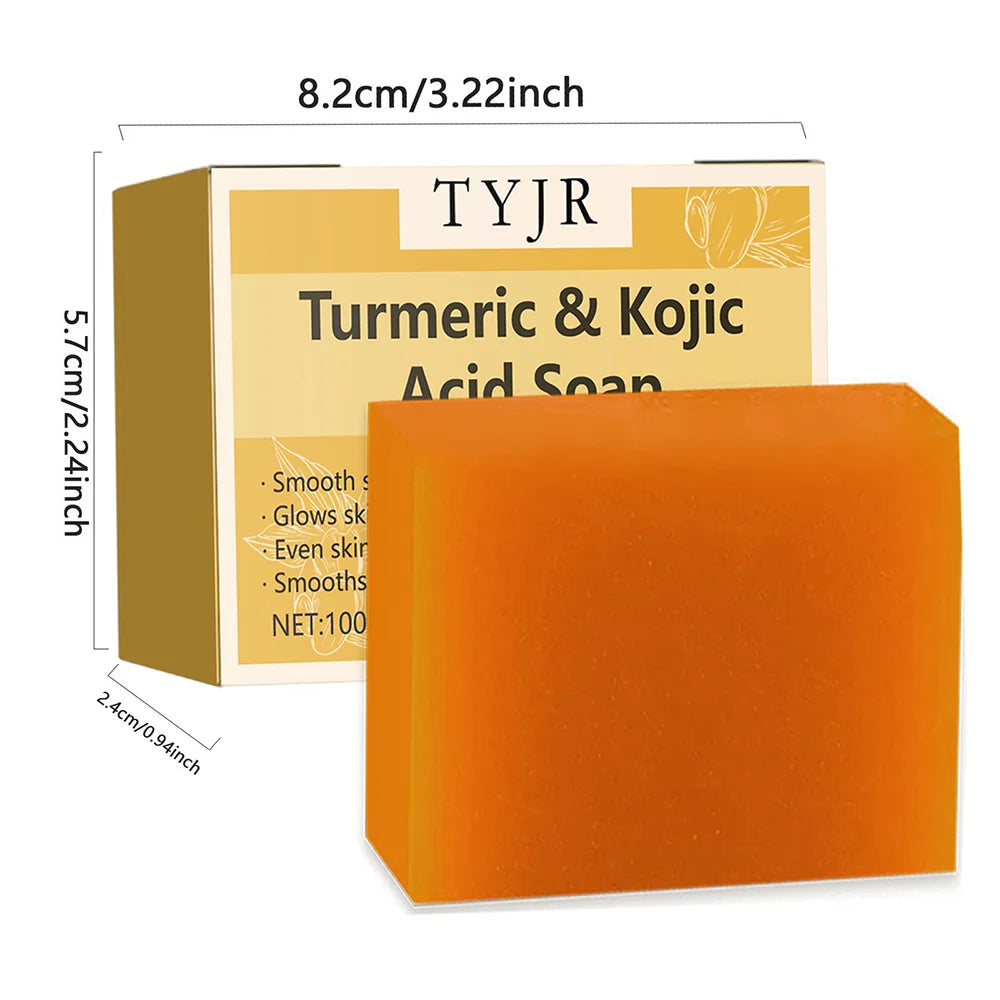 Turmeric & kojic Acid Soap – Anti-Acne, Whitening & Deep Cleansing (100g)