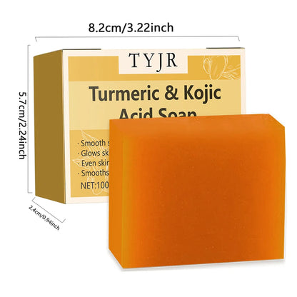 Turmeric & kojic Acid Soap – Anti-Acne, Whitening & Deep Cleansing (100g)