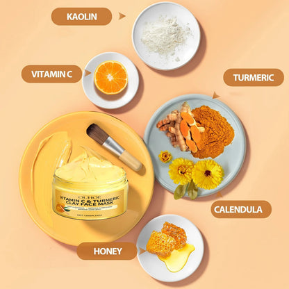 Vitamin C & Turmeric Exfoliating Facial Mask