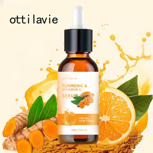 Turmeric & Vitamin C Brightening Serum – For Face & Neck