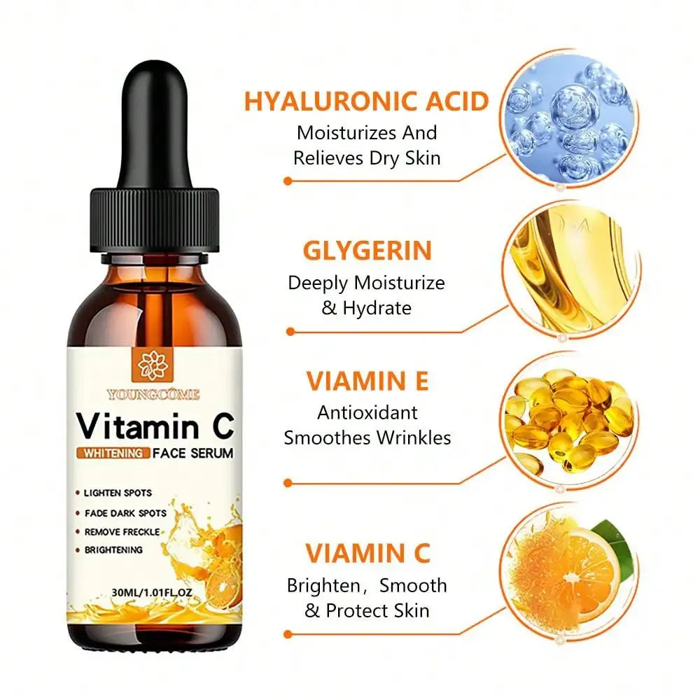 Vitamin C Facial Essence – Dark Spot Remover & Anti-Aging Serum