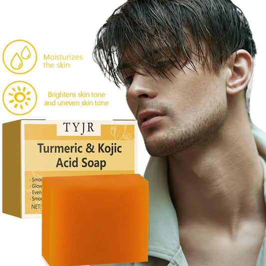 Turmeric & kojic Acid Soap – Anti-Acne, Whitening & Deep Cleansing (100g)