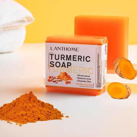 Turmeric Handmade Soap – Dark Spot Removal & Skin Brightening (100g)
