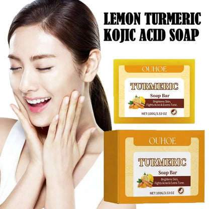 100g Lemon Turmeric Kojic Acid Handmade Soap