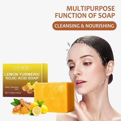 100g Lemon Turmeric Kojic Acid Handmade Soap