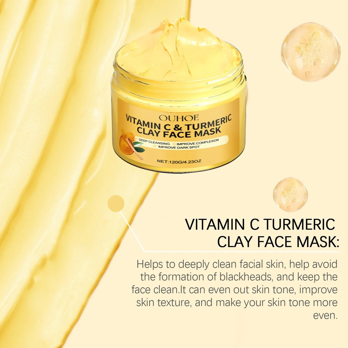 Vitamin C & Turmeric Exfoliating Facial Mask