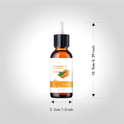 Turmeric & Vitamin C Brightening Serum – For Face & Neck